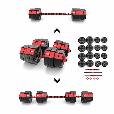 Nakladacie činky HMS SGC40, 40 kg