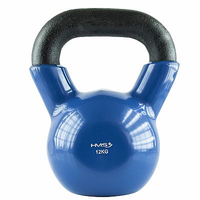 Kettlebell HMS KN 12 kg pokrytý vinylom