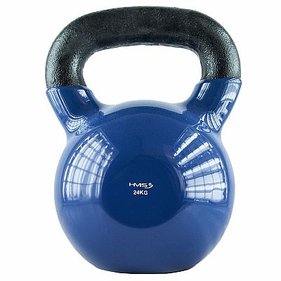 Kettlebell HMS KN 24kg pokrytý vinylom