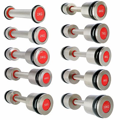 Chrómované profesionálne činky HMS PREMIUM HH08 2 x 8 kg