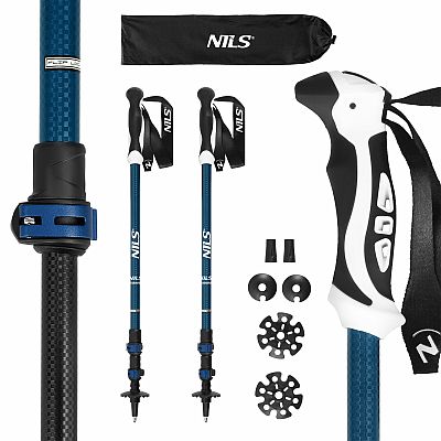 Trekingové palice NILS TK8601 modré