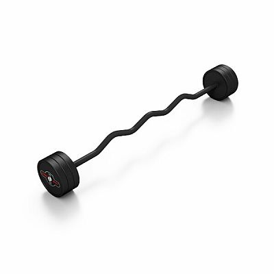 Lomená, obojručná činka MARBO MW-SG-30-L, 30 kg, čierna