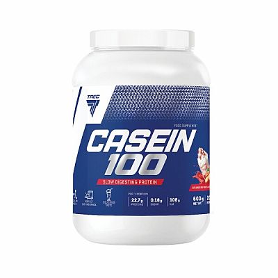 Trec Casein 100 600g s príchuťou jahoda-banán