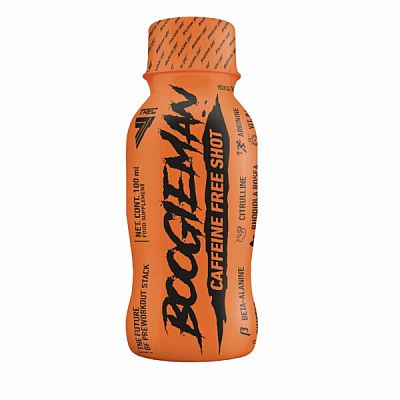 Trec Boogieman Pre-Workout Shot 100 ml bez kofeínu s príchuťou broskyňového ľadového čaju
