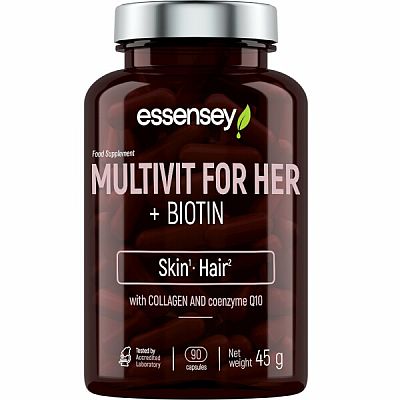 ESSENSEY Multivitamíny pre ženy s Biotínom - 90 kapsúl