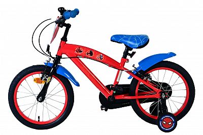 Detský bicykel Volare Spiderman 16", červený