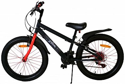 Detský bicykel Volare Spiderman 20", čierny