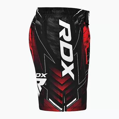 RDX Bojové a tréningové šortky MMA, schválené IMMAF, červené XL - XL