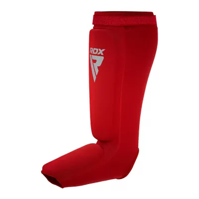 RDX Chrániče holení a priehlavkov SIB HOSIERY SHIN INSTEP GUARD FOAM, červeno biele S - S