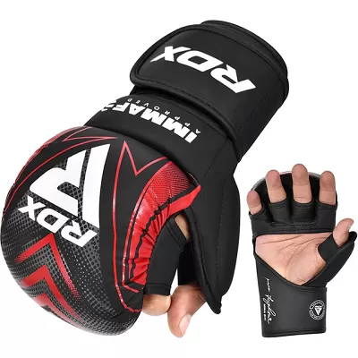 RDX Grapplingové rukavice SHOOTER, schválené IMMAF, červené 2XL - 2XL