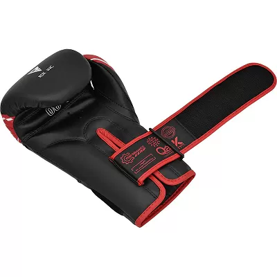 RDX Detské boxerské rukavice 4B Robo, červeno čierne, 6 oz