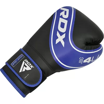 RDX Detské boxerské rukavice 4B Robo, modro čierne, 4 oz