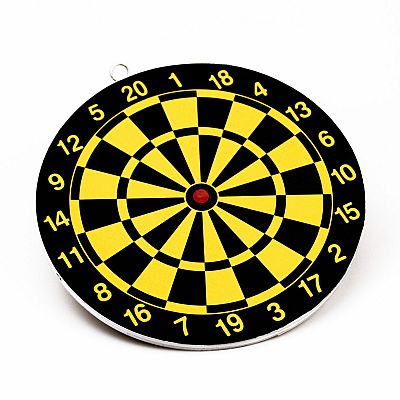 Acra terč na šípky 10" W3021DB, kovový rám, 2 šípky