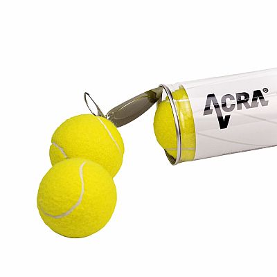 Acra tenisové loptičky - rekreačné 3 ks v dóze