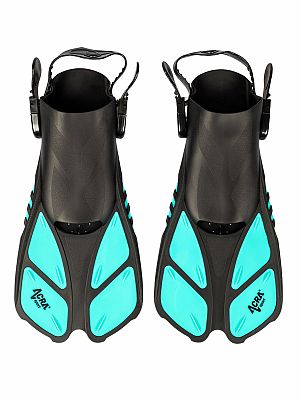 Potápačské plutvy pre dospelých, tyrkysové 42-47