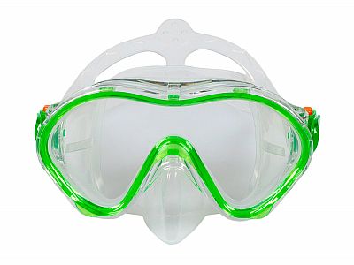 Šnorchlovací set 2 v 1, DETSKÝ, ZELENÝ, obsahuje masku a šnorchel