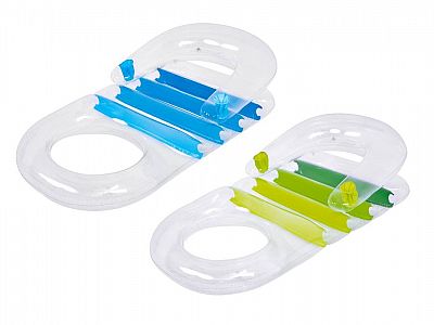 SUN CLUB Nafukovacie lehátko s opierkou chrbta, zelené