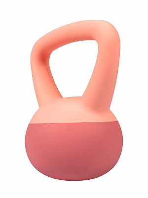 ACRA Soft PVC Kettlebell 2 kg, fialový