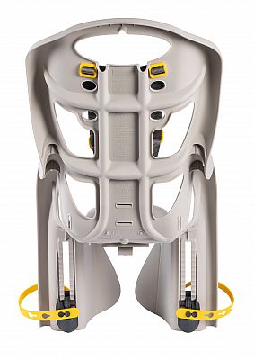 BELLELLI PEPE Detská sedačka na bicykel, upevnenie na rám, hodvábne šedá