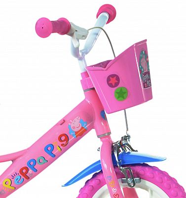 Dievčenské kolo 12" s príslušenstvom PEPPA PIG