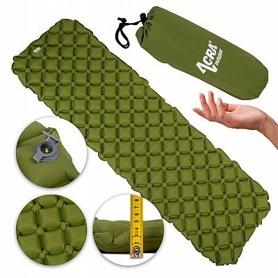 ACRA L140ZEL nafukovacia karimatka zelená 5cm