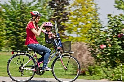 Detská sedačka na bicykel Bellelli Rabit s Handlefix upínaním šedá