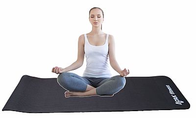 NBR Yoga Mat 1830 x 600 x 12 mm, čierna
