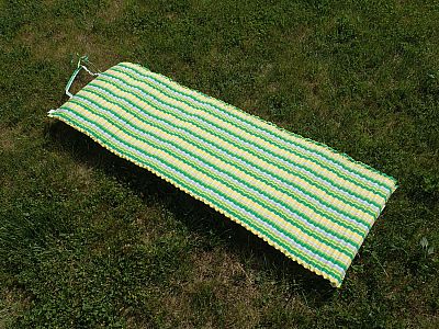 ACRA L02 Lehátko plážové rolovacie 170 x 55 x 1,5 cm