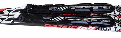 Bežecké lyže šupinaté Brados LS Sport s viazaním NNN červené 170 cm