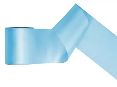 Saténová stuha modrá - 10 cm x 25 m