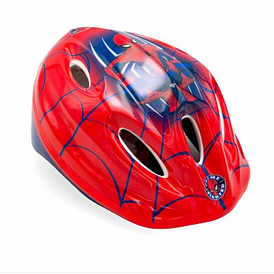 Cyklistická prilba Spiderman, červená, 52-56cm