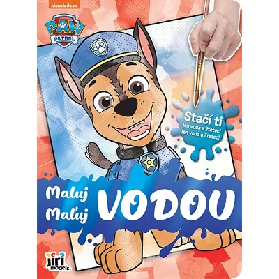 Maľuj vodou - omaľovánky malé Tlapková patrola