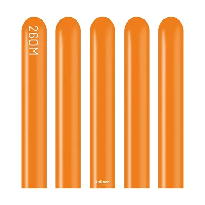 Dekoračné modelovacie balóniky oranžové 260M 100 ks