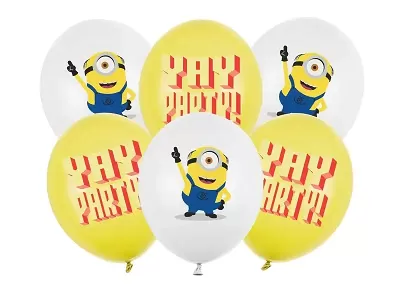 Latexové balonky Mimoni 30 cm 6 ks