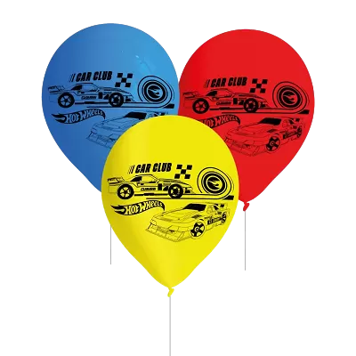 Latexové balonky Hot Wheels 8ks