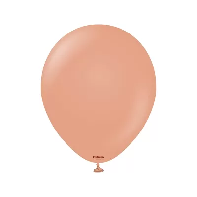 Dekorační balonky hnědo růžové 13 cm/5" 100 ks