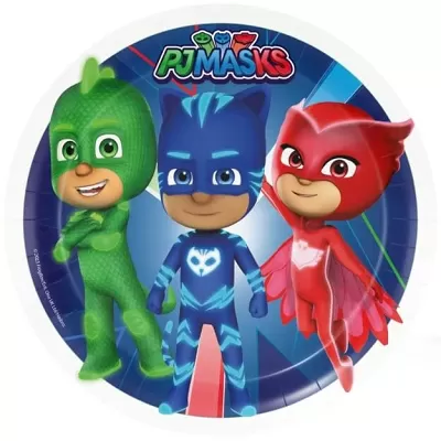 Papírové talíře PJ Masks - 23cm, 8ks