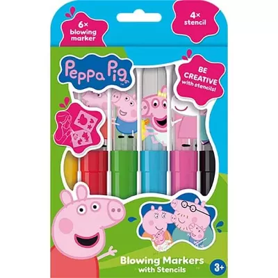 Foukací fixy Prasátko Peppa