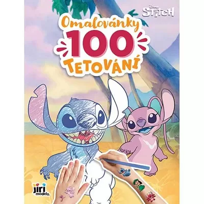 100 omalovánek s tetováním Stitch a Angel