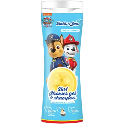 Sprchový gel a šampon Tlapková patrola 
