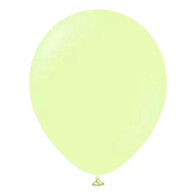 Dekorační pastelové balonky limetkově zelené 30 cm/12" 100 ks