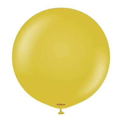 Dekorační balonek hořčicově žlutý 45 cm/18"