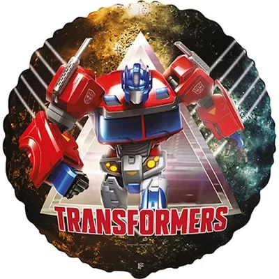 Fóliový balónek Transformers Optimus Prime kulatý 46 cm