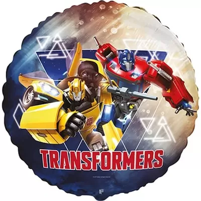 Fóliový balónek Transformers tým kulatý 46 cm