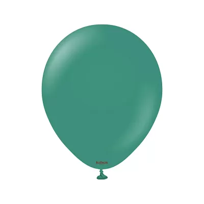 Dekorační retro balonky zelené 13 cm/5" 100 ks