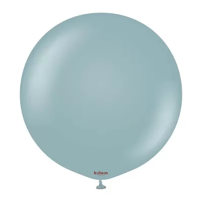 Dekorační retro balonek modrošedý 45 cm/18"