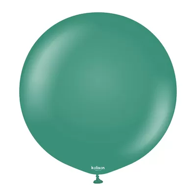 Dekorační retro balonek zelený 60 cm/24"