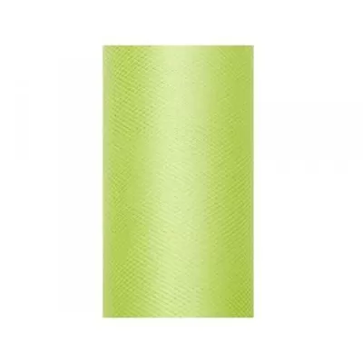 Tyl dekoračný svetlo zelený 30 cm x 9 m