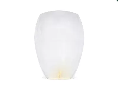 Lampion štěstí bílý