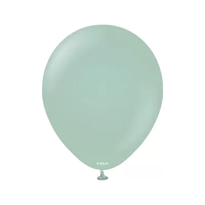 Dekorační retro balonky mentolově zelené 13 cm/5" 100 ks